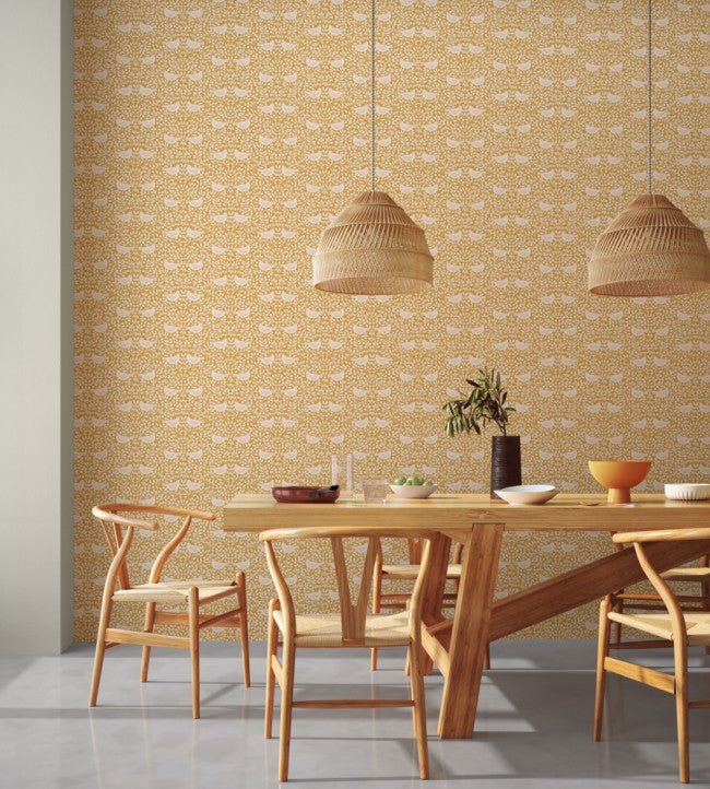 Looting Fruits Wallpaper - Chai - NART112800 - Scion - Premier Wallcovering