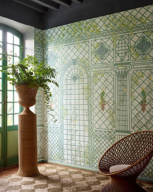 L'Orangerie Wallpaper - Craie - Manuel Canovas - 03127-02 - Premier Wallcovering