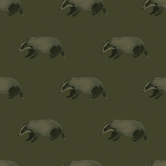 Lord Brocktree Wallpaper - Gentleman Green - LAN100203 - Lucie Annabel - Premier Wallcovering
