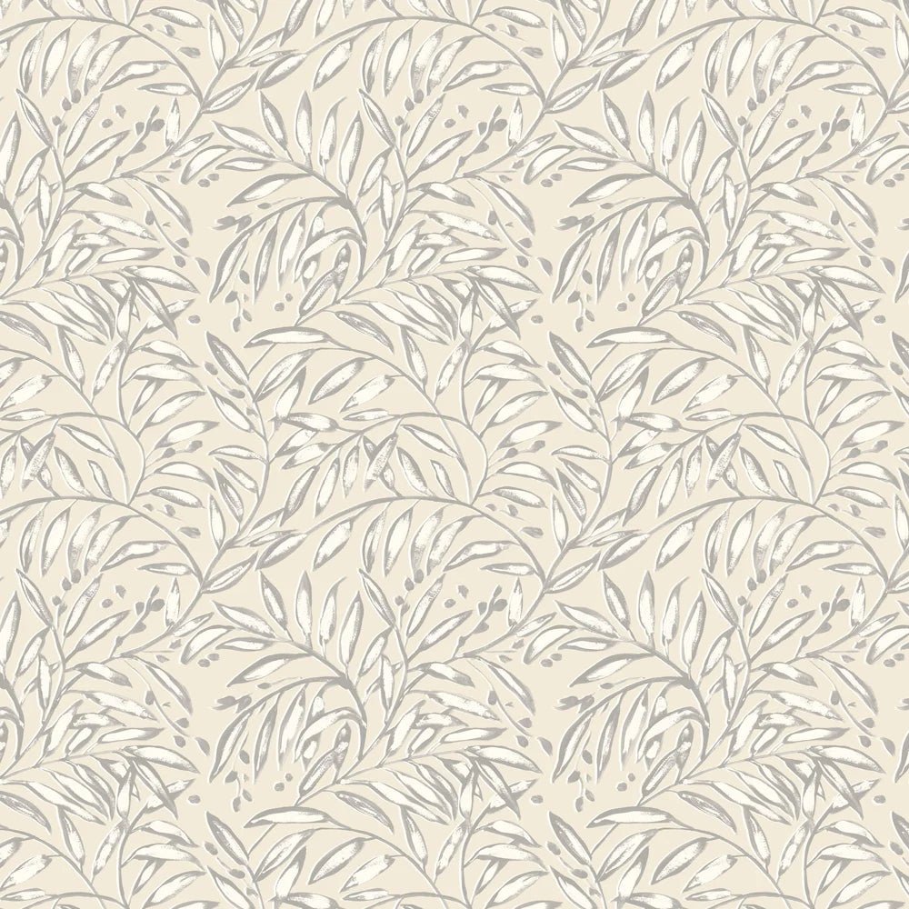 Lorena Vine Wallpaper - Linen - Ohpopsi - RON50108W - Premier Wallcovering