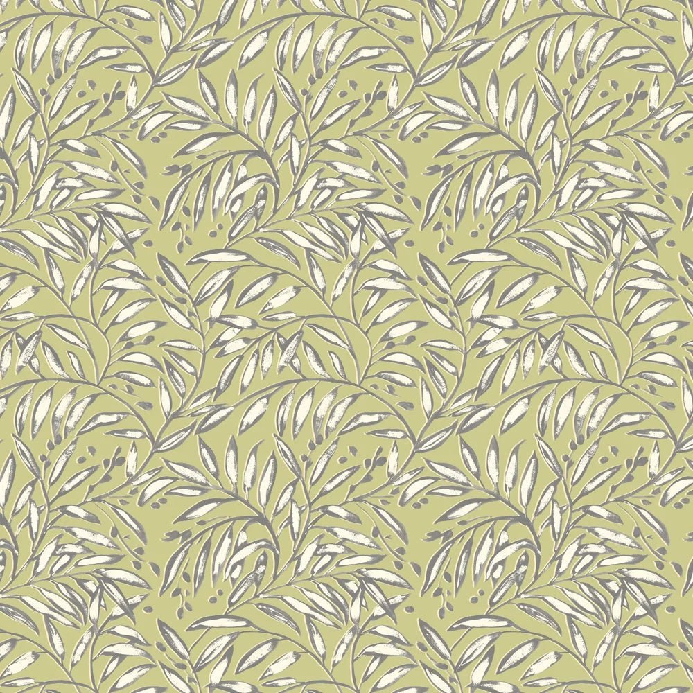 Lorena Vine Wallpaper - Willow - Ohpopsi - RON50109W - Premier Wallcovering