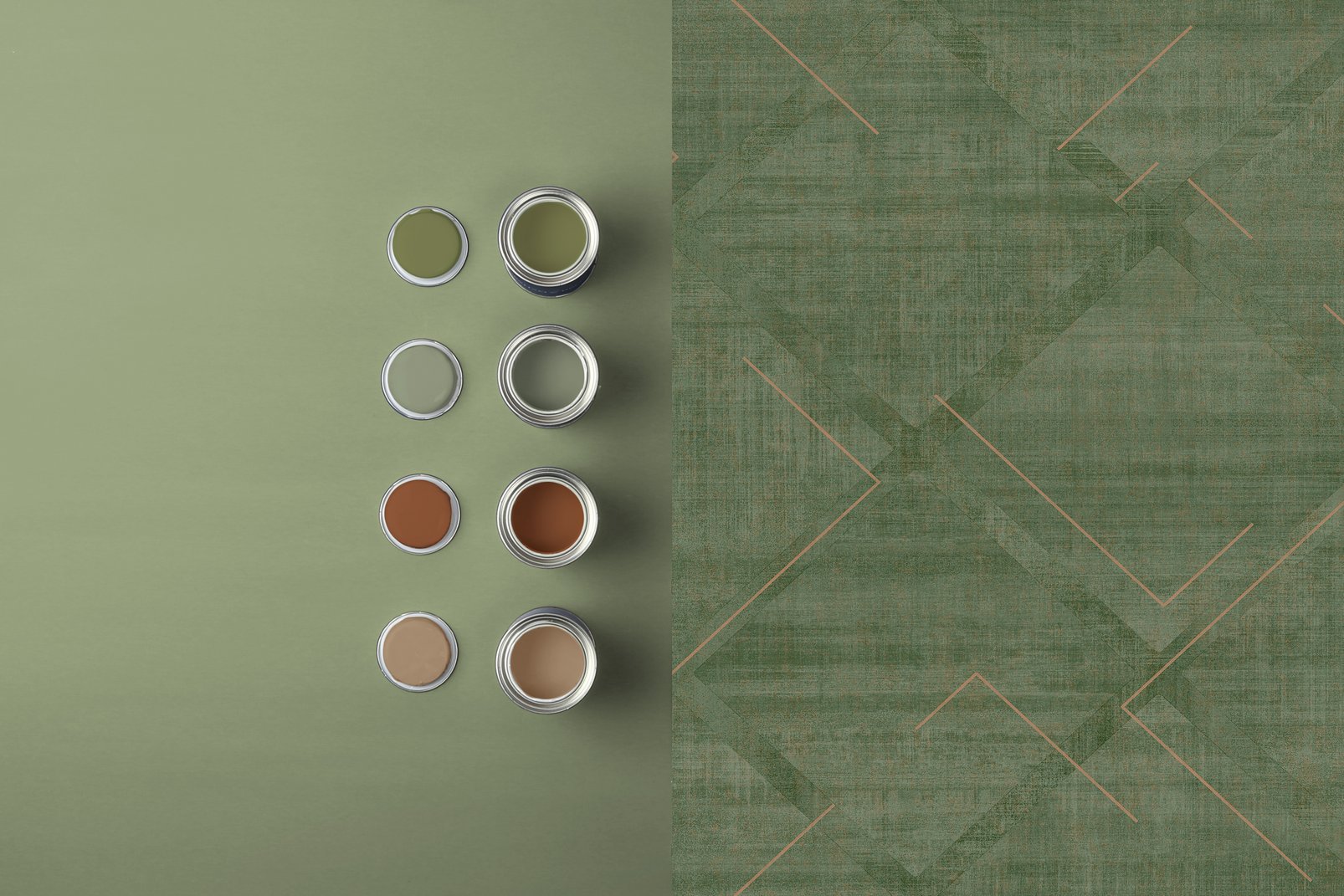 Lorenzo Geo Wallpaper - Emerald - Graham & Brown - 124126 - Premier Wallcovering