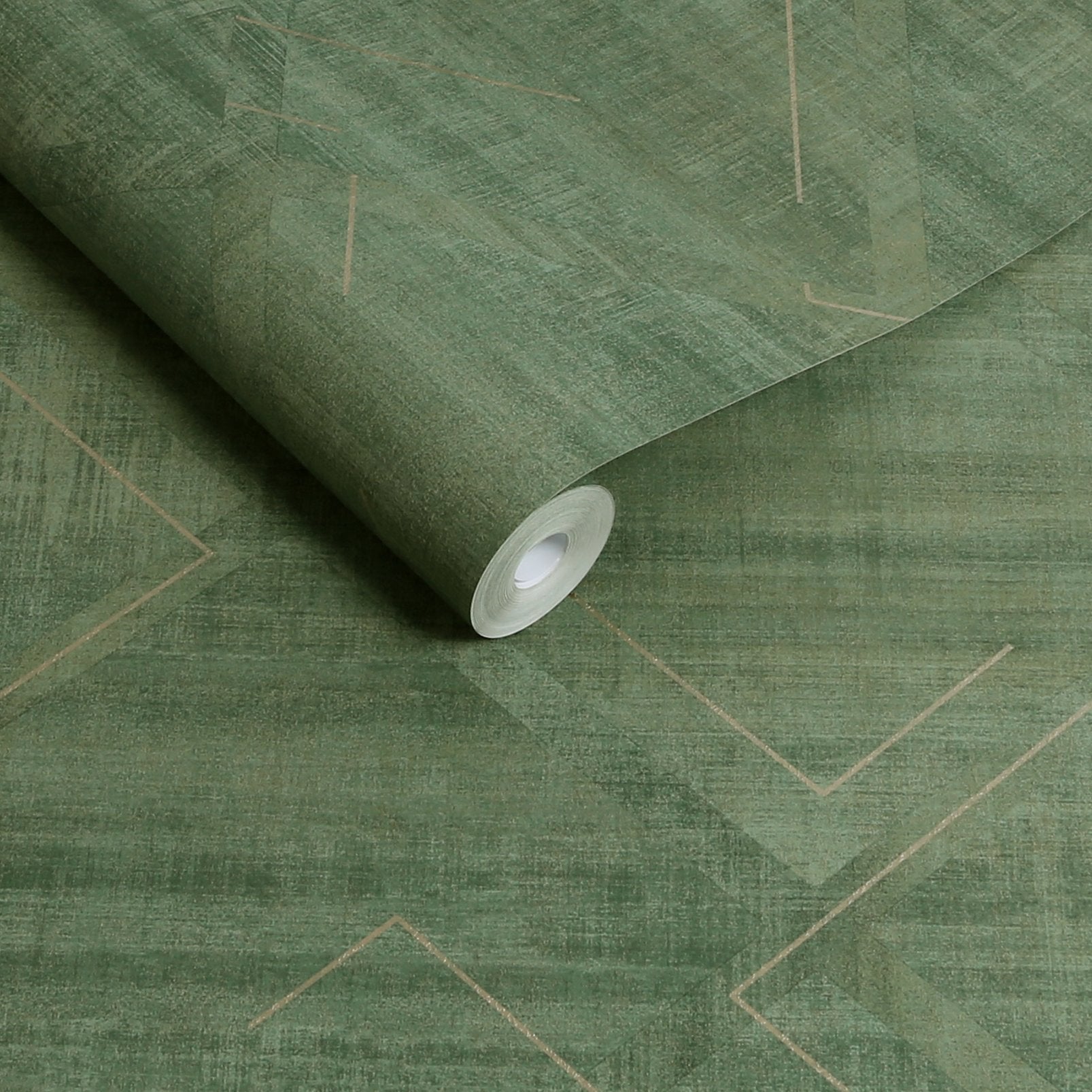 Lorenzo Geo Wallpaper - Emerald - Graham & Brown - 124126 - Premier Wallcovering