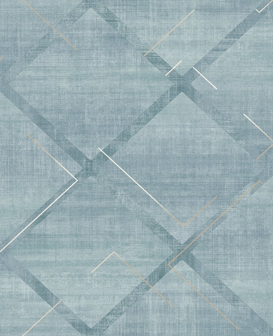 Lorenzo Geo Wallpaper - Breathe - Graham & Brown - 124121 - Premier Wallcovering