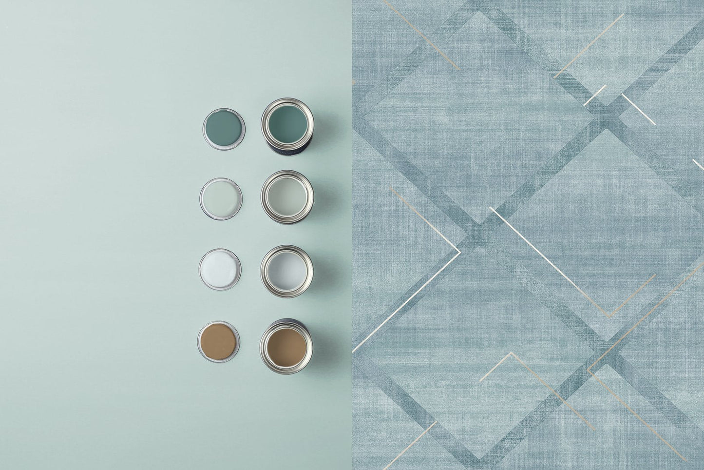 Lorenzo Geo Wallpaper - Breathe - Graham & Brown - 124121 - Premier Wallcovering