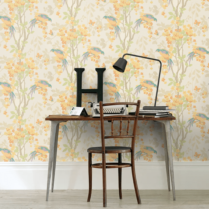 Loriini Wallpaper - Nouveau - Little Greene - 0291LONOUVE - Premier Wallcovering