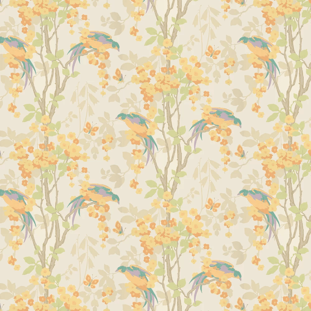 Loriini Wallpaper - Nouveau - Little Greene - 0291LONOUVE - Premier Wallcovering