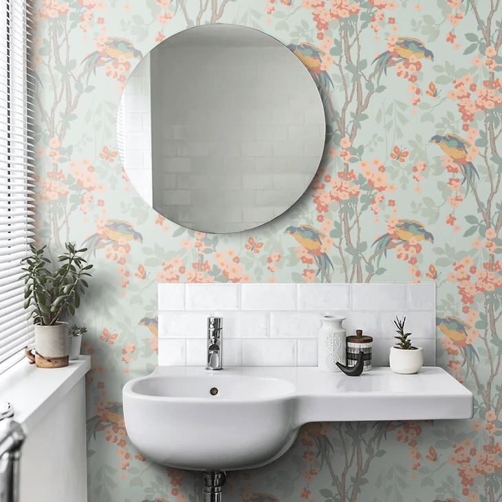 Loriini Wallpaper - Jolie - Little Greene - 0291LOJOLIE - Premier Wallcovering