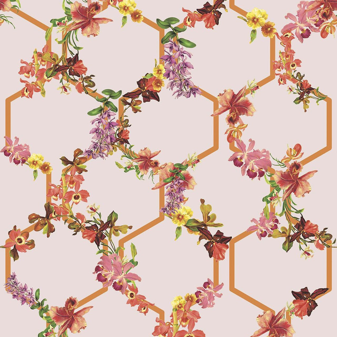 Lost Garden Trelise Fantasia Wallpaper - Pink - Ted Baker - 12646 - Premier Wallcovering