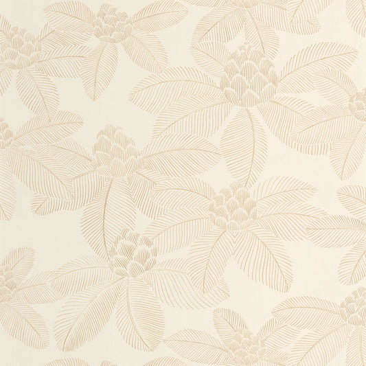 Lotus Wallpaper - Beige - Caselio - 106650268 - Premier Wallcovering