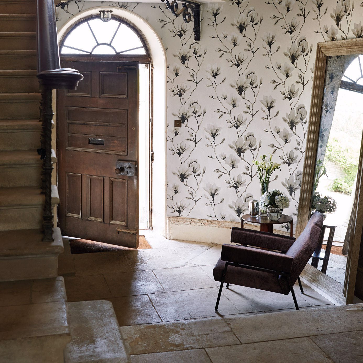 Lotus Wallpaper - Rose Gold - Harlequin - HMOW110878 - Premier Wallcovering