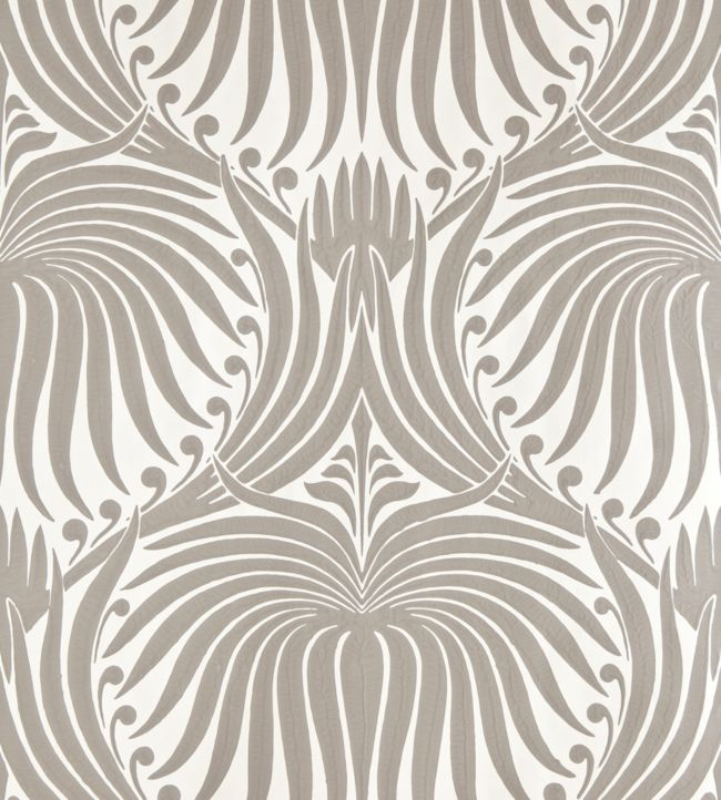 Lotus Wallpaper - Charleston Gray - 2011 - Farrow & Ball - Premier Wallcovering