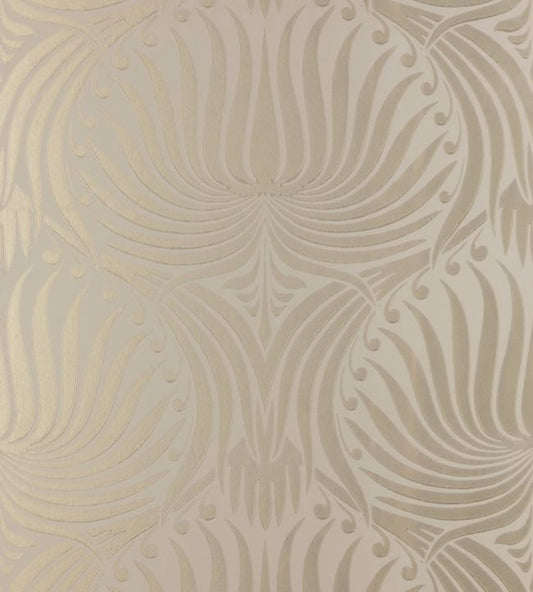Lotus Wallpaper - Bespoke Metallic - 2066 - Farrow & Ball - Premier Wallcovering