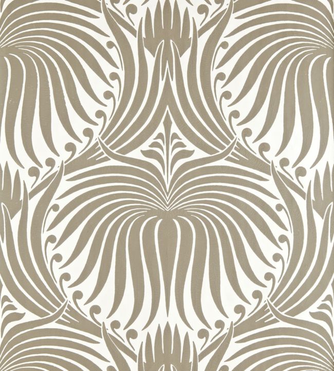 Lotus Wallpaper - Gray - 2013 - Farrow & Ball - Premier Wallcovering