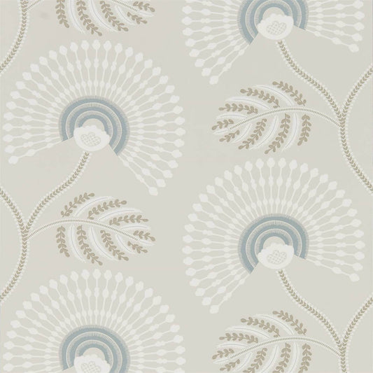 Louella Wallpaper - Seaglass/Pearl - Harlequin - HPUT111910 - Premier Wallcovering