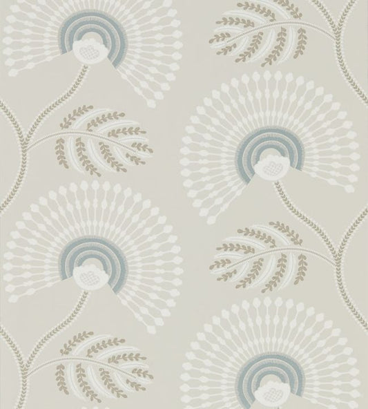 Louella Wallpaper - Seaglass/Pearl - HPUT111910 - Harlequin - Premier Wallcovering