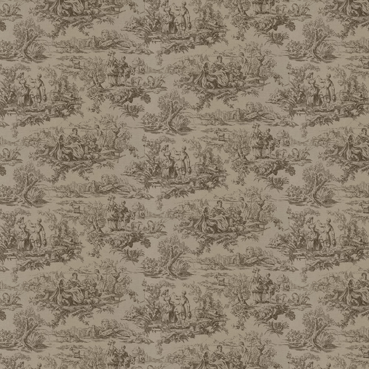 Lovers Toile Wallpaper - Attic II - Little Greene - 0263LOATTIC - Premier Wallcovering