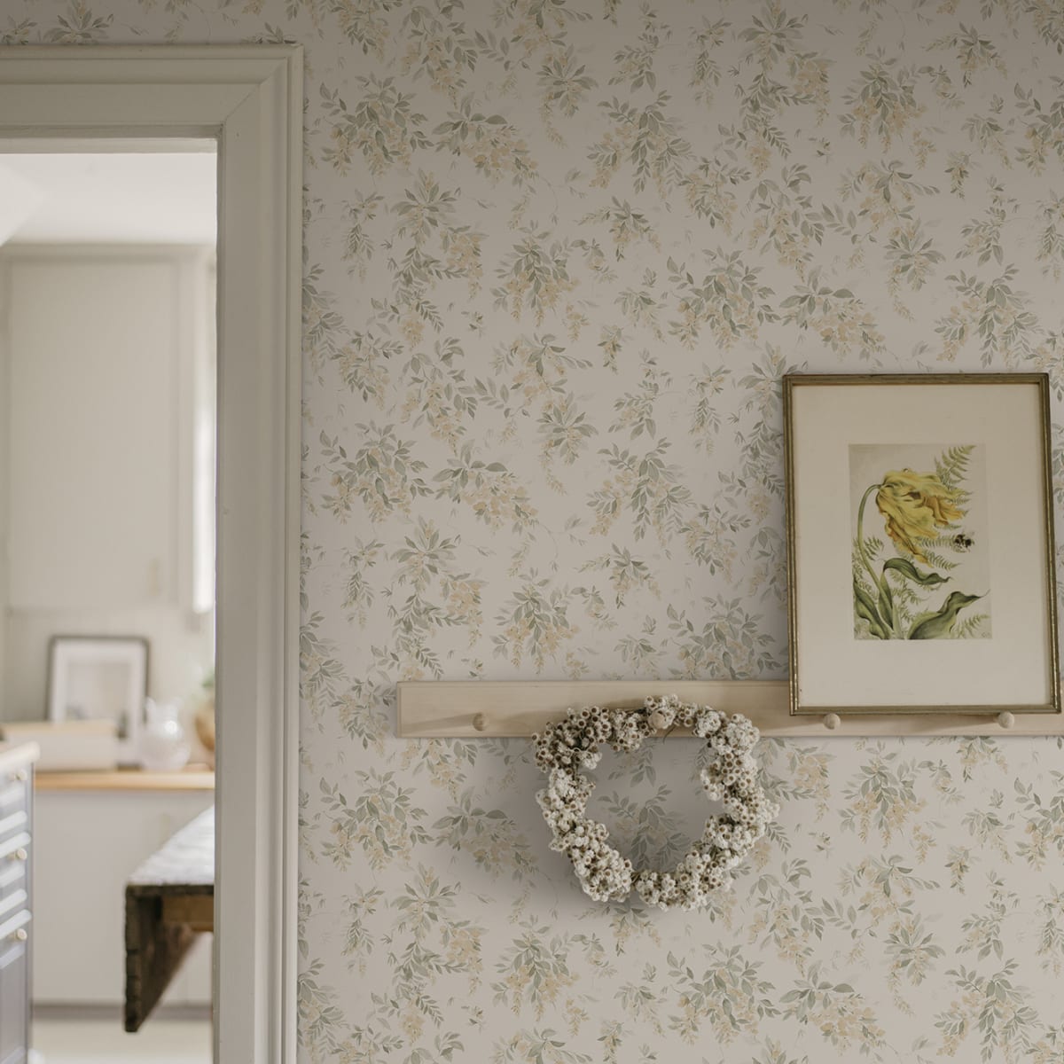 Lovisa Wallpaper - Spring Green - Sandberg - S10505 - Premier Wallcovering