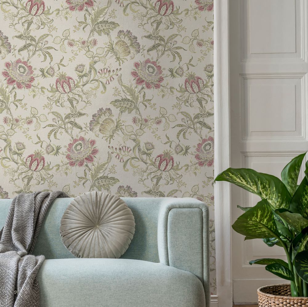 Loxley Wallpaper - Rosa Dusk - Timothy Wilman - TW2547 - Premier Wallcovering