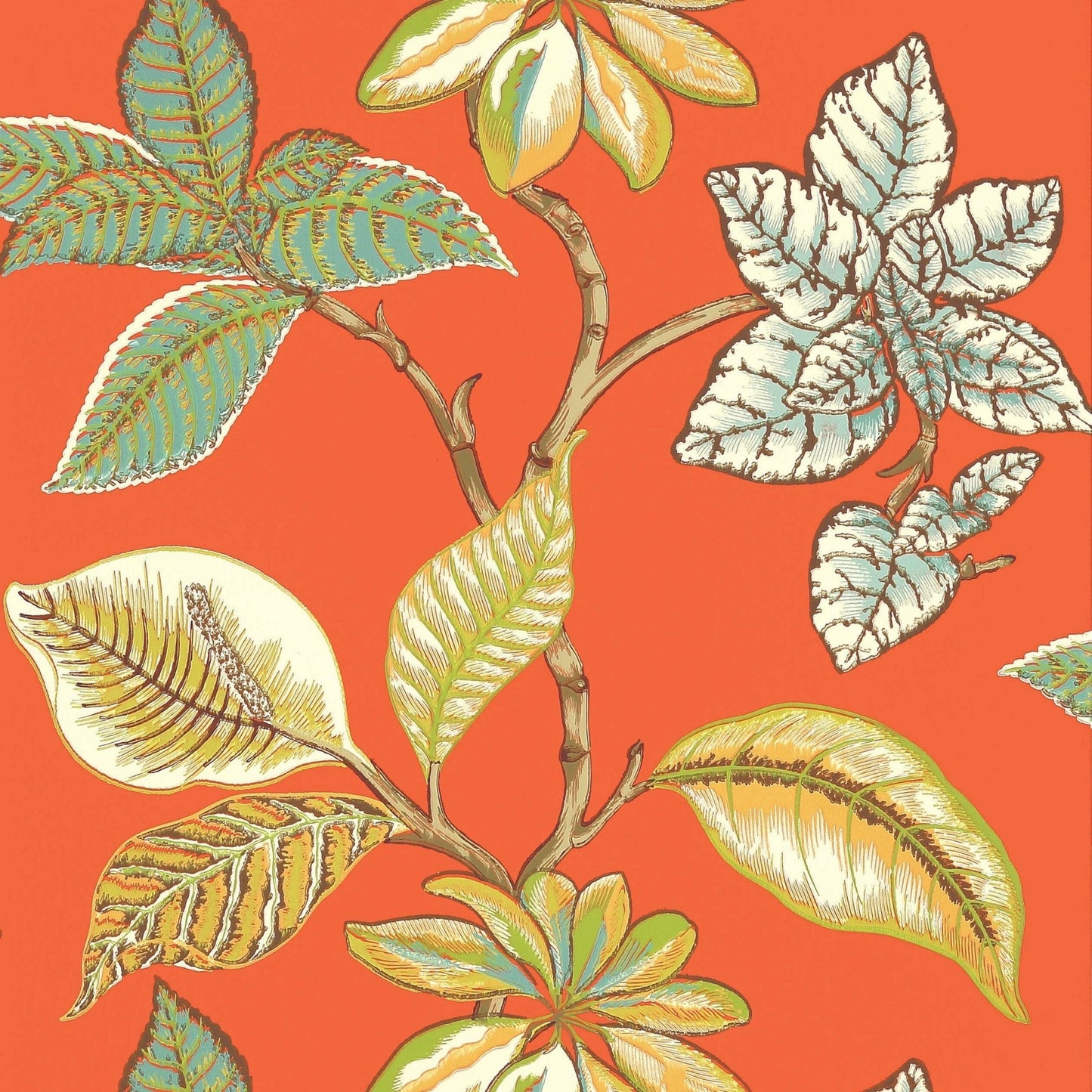 Lucala Wallpaper - Coral - Thibaut - T5754 - Premier Wallcovering