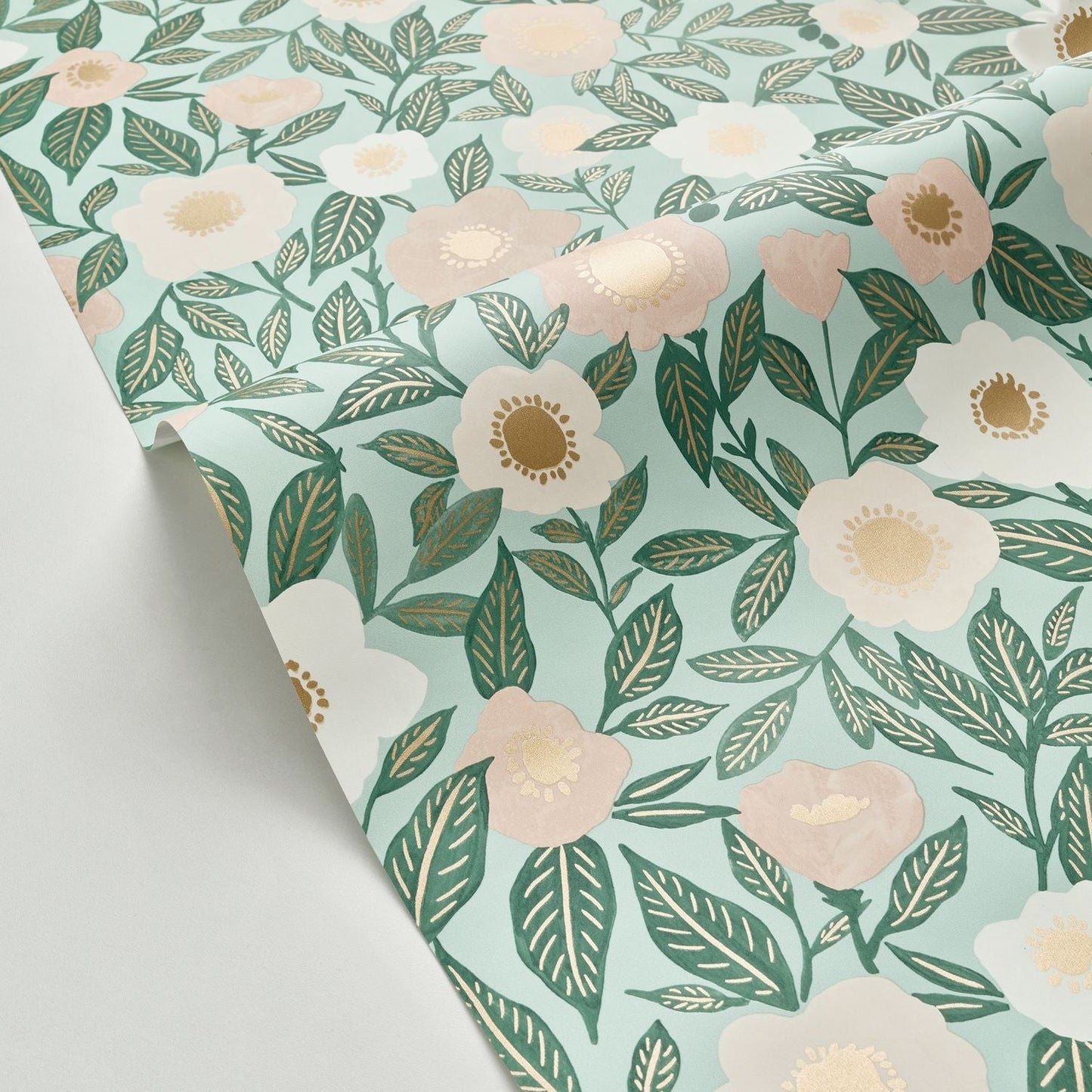 Lucky Wallpaper - Vert D'eau - Caselio - 104076157 - Premier Wallcovering