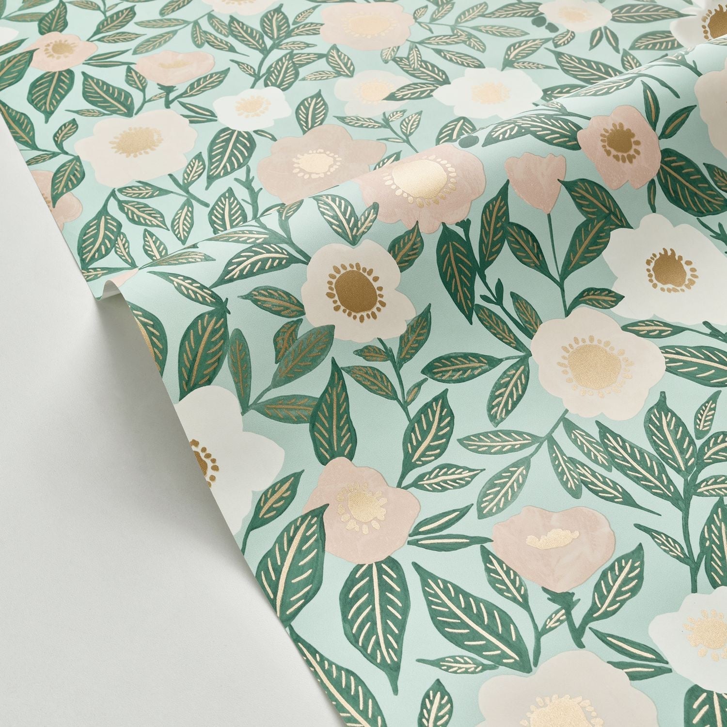 Lucky Wallpaper - Vert D'eau - Caselio - 104076157 - Premier Wallcovering