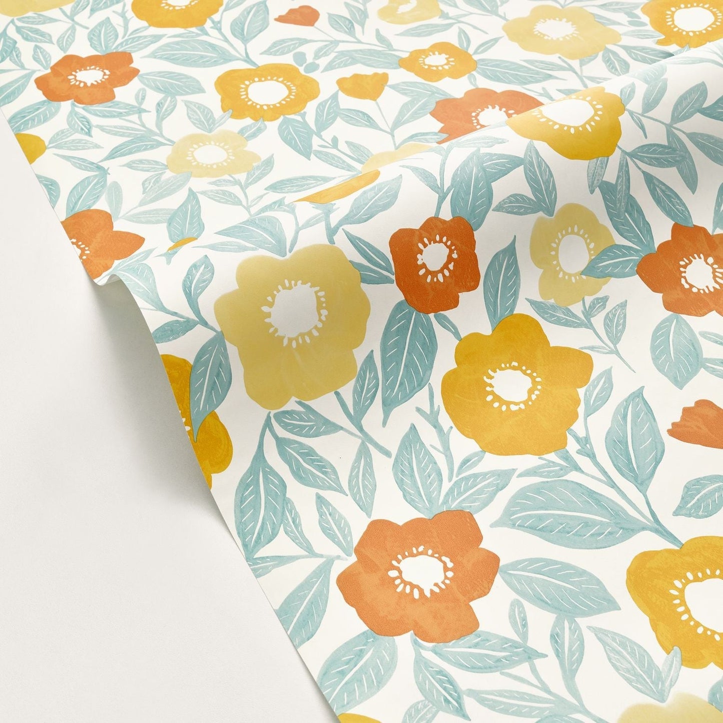 Lucky Wallpaper - Orange Jaune - Caselio - 104070646 - Premier Wallcovering