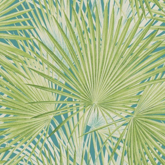 Lucy in the Sky Tropical Palm Wallpaper - Green - Rasch - 803310 - Premier Wallcovering