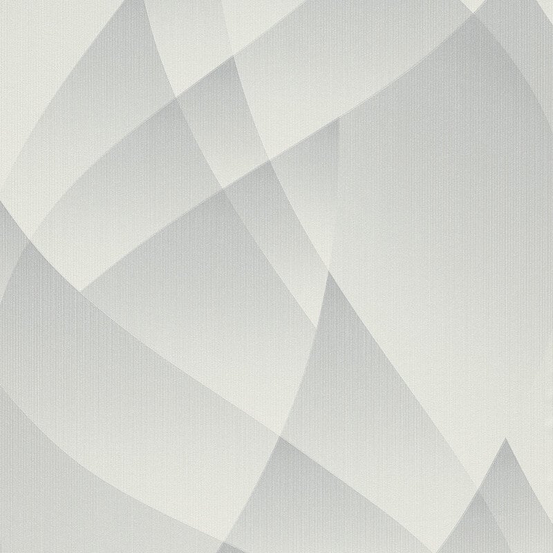 Lumina Geometric Metallic Wallpaper - Light Grey - Erismann - 10374 - 31 - Premier Wallcovering