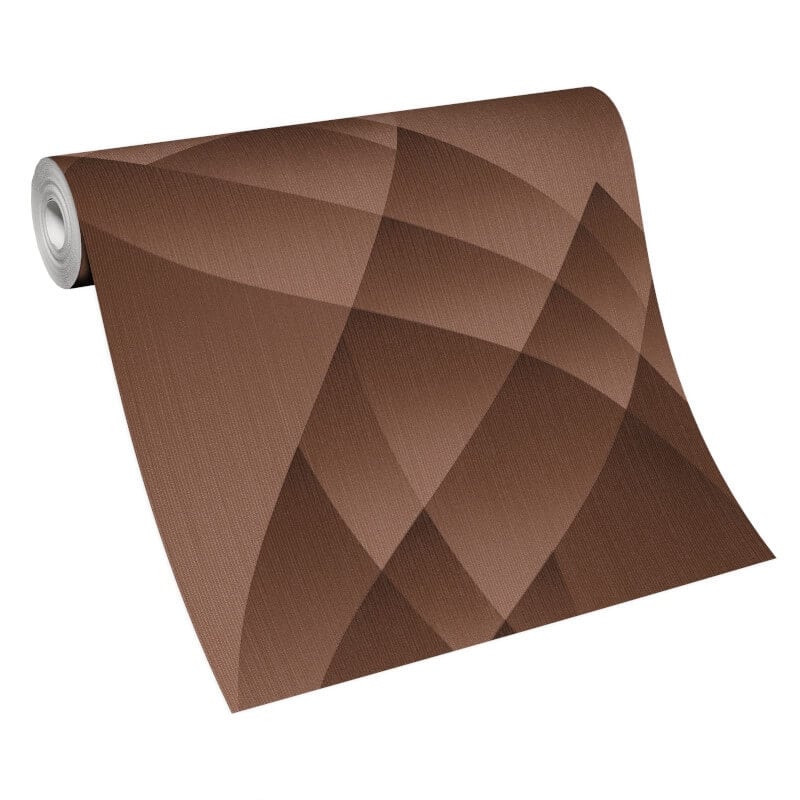 Lumina Geometric Metallic Wallpaper - Bronze - Erismann - 10374 - 48 - Premier Wallcovering