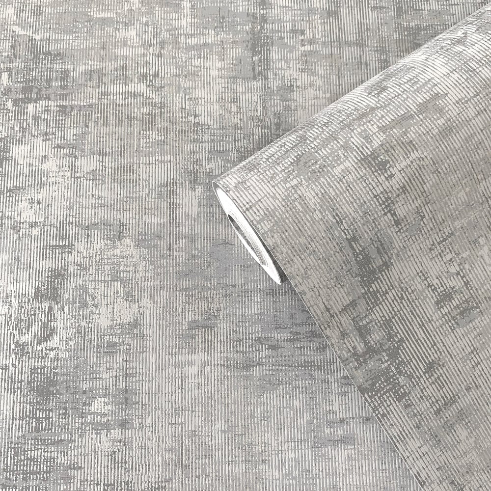 Lustre Distressed Wallpaper - Silver/Dark Grey - Galerie - SP-LS5004 - Premier Wallcovering