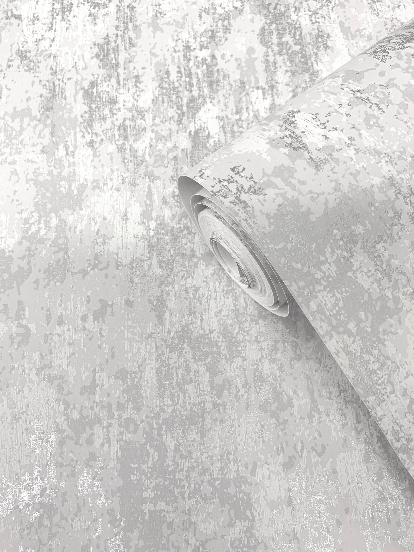 Lustre Distressed Wallpaper - Silver Grey - Galerie - SR28101 - Premier Wallcovering