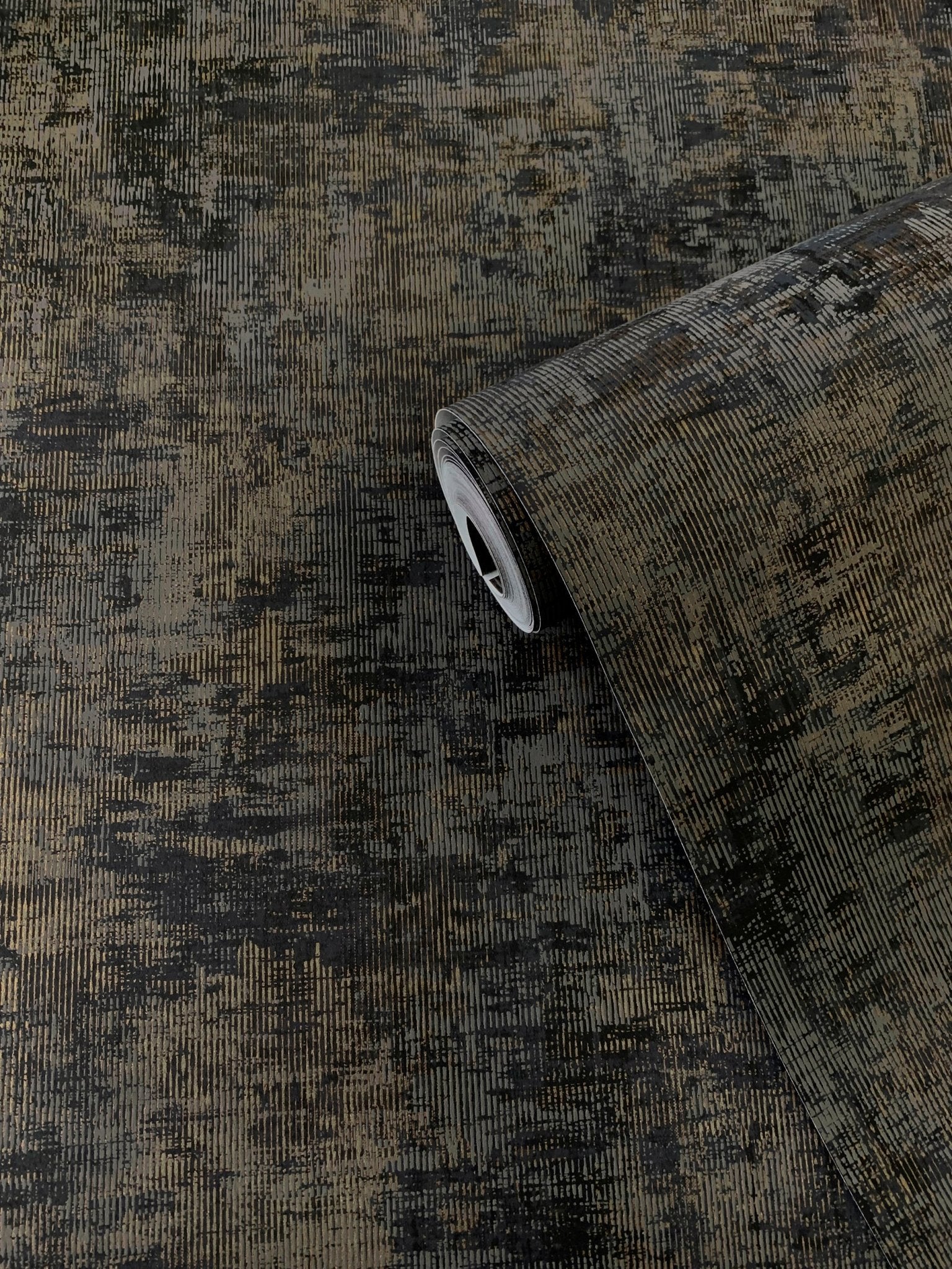 Lustre Distressed Wallpaper - Black - Galerie - SP - LS5013 - Premier Wallcovering