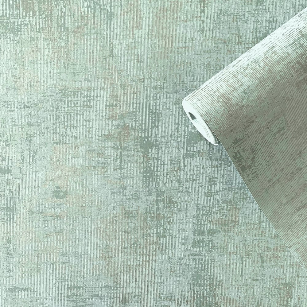 Lustre Distressed Wallpaper - Green - Galerie - SP-LS5007 - Premier Wallcovering