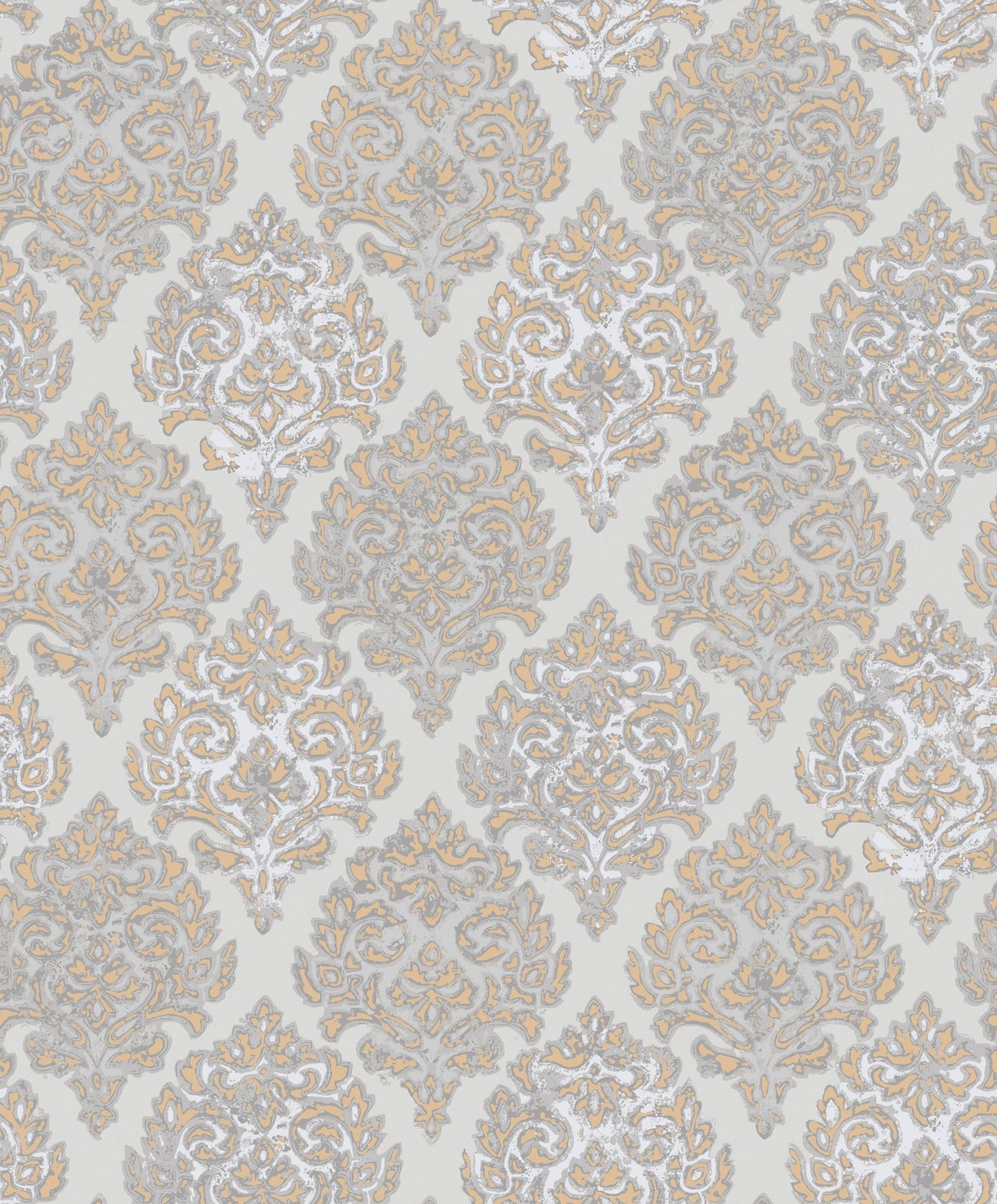 Lustre Modern Damask Wallpaper - Rose Gold - Galerie - MT2035 - Premier Wallcovering