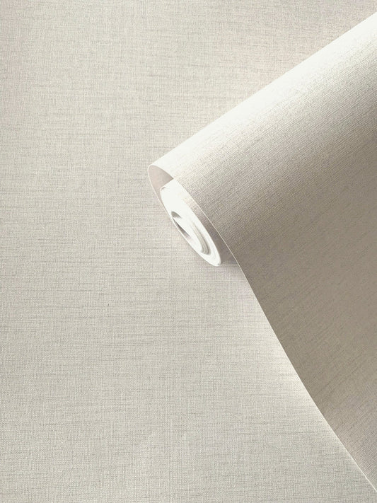 Lustre Plain Wallpaper - White - Galerie - F - SR8001 - Premier Wallcovering