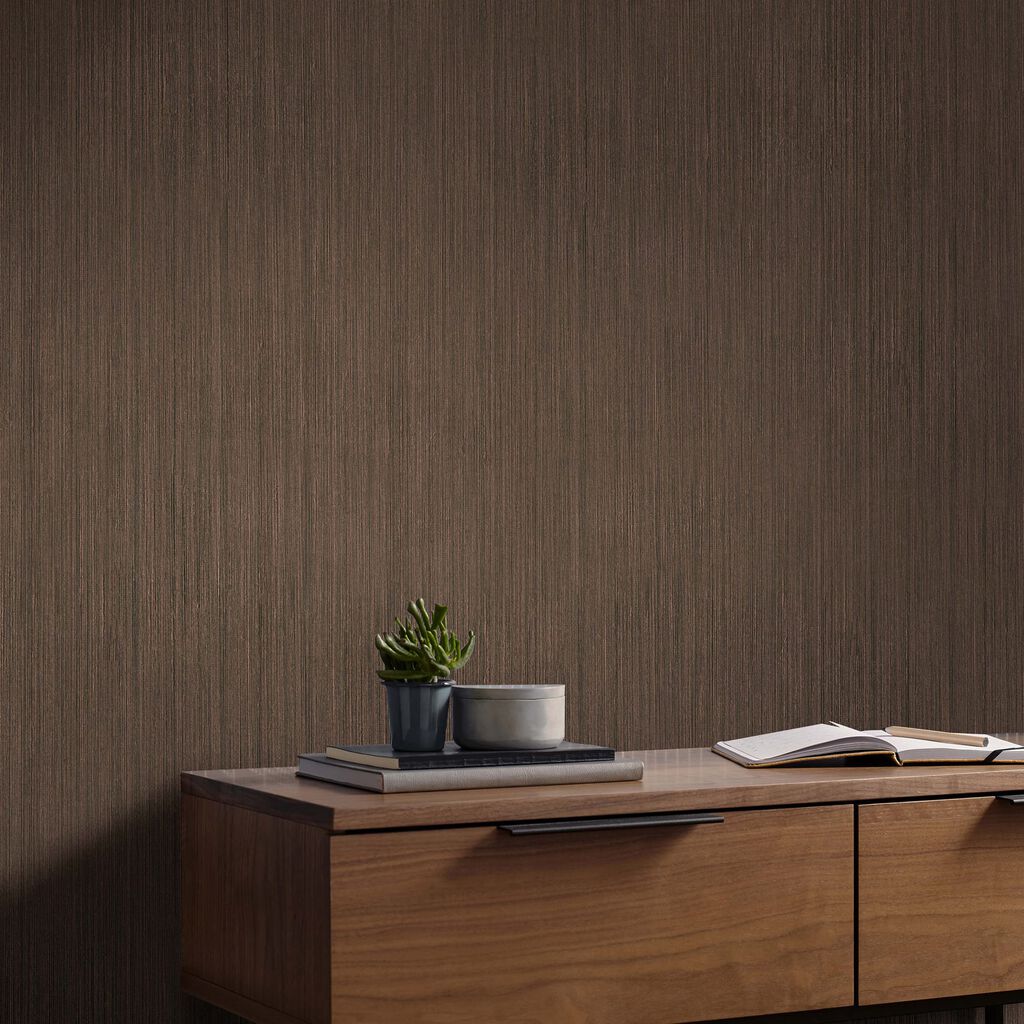 Lustre Wallpaper - Bronze - Graham & Brown - 115248 - Premier Wallcovering
