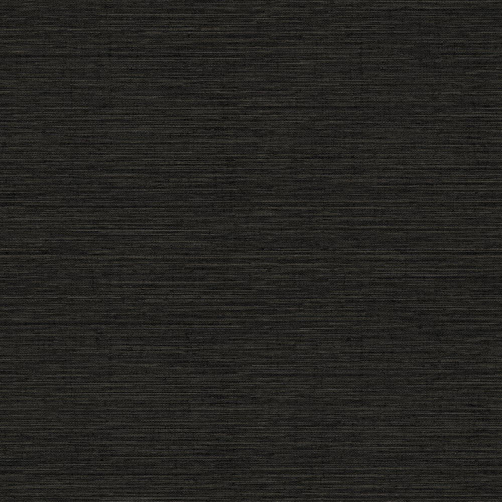 Lustre Weave Wallpaper - Black - Galerie - F-SR7008 - Premier Wallcovering