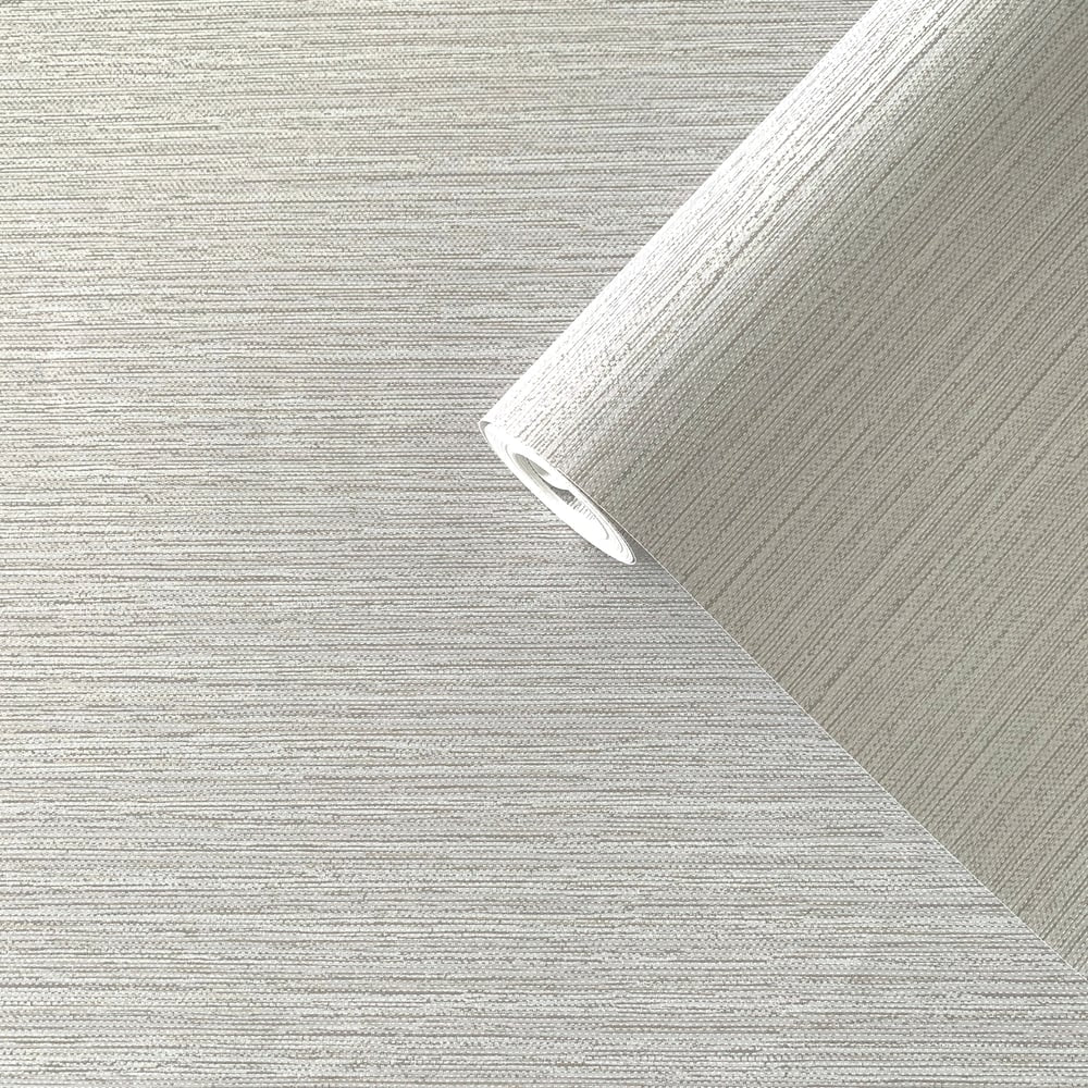 Lustre Weave Wallpaper - Cream - Galerie - F-SR7002 - Premier Wallcovering