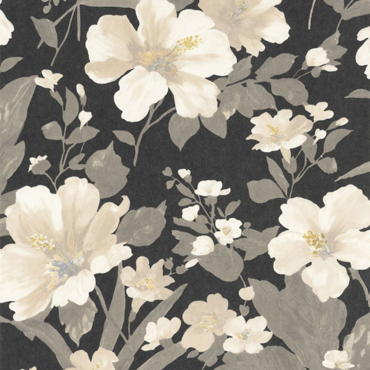 Luxembourg Florescence Wallpaper - Gris - Casadeco - 82349508 - Premier Wallcovering