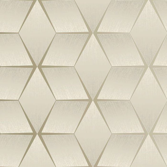 Luxor Geo Wallpaper - Taupe - Rasch - 310603 - Premier Wallcovering