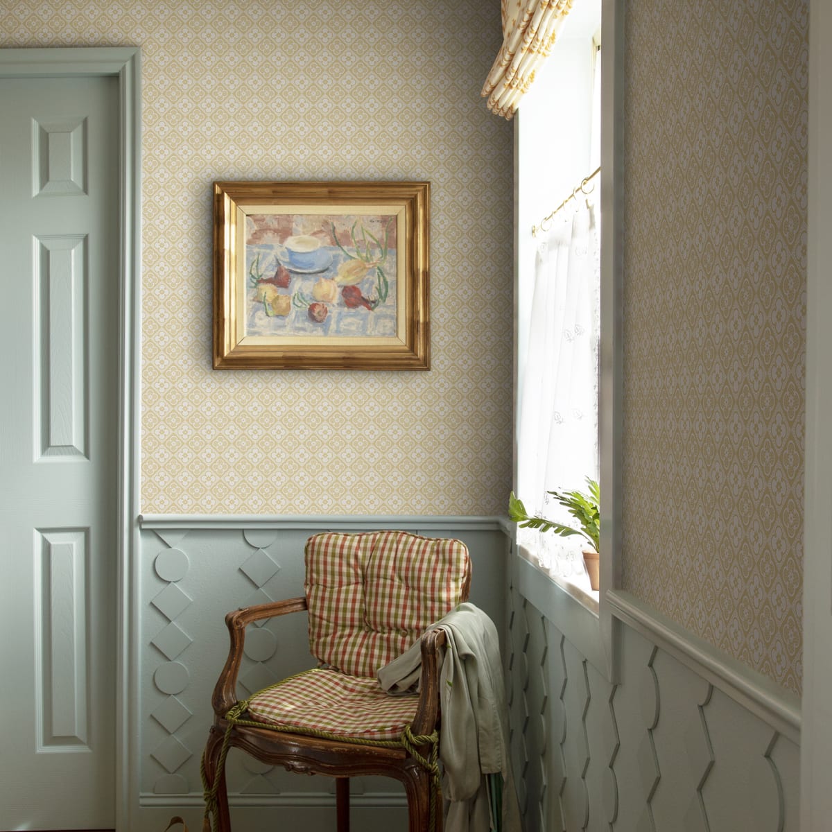 Lyckan Wallpaper - Sunflower - Sandberg - S10152 - Premier Wallcovering