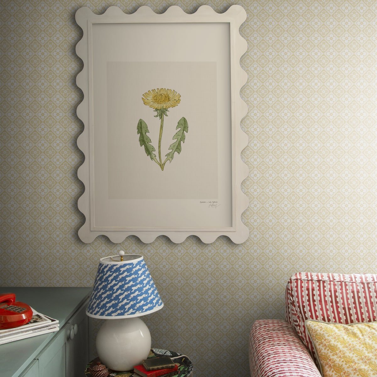 Lyckan Wallpaper - Sunflower - Sandberg - S10152 - Premier Wallcovering