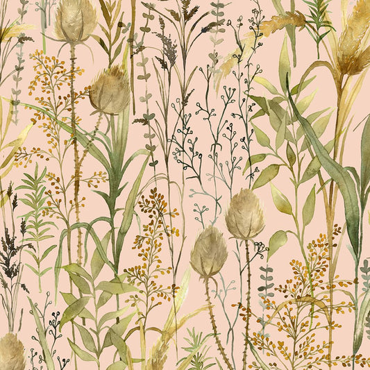 Lydiard Wallpaper - Apricot - Voyage Maison - LYDIARD/WPO/APR - Premier Wallcovering