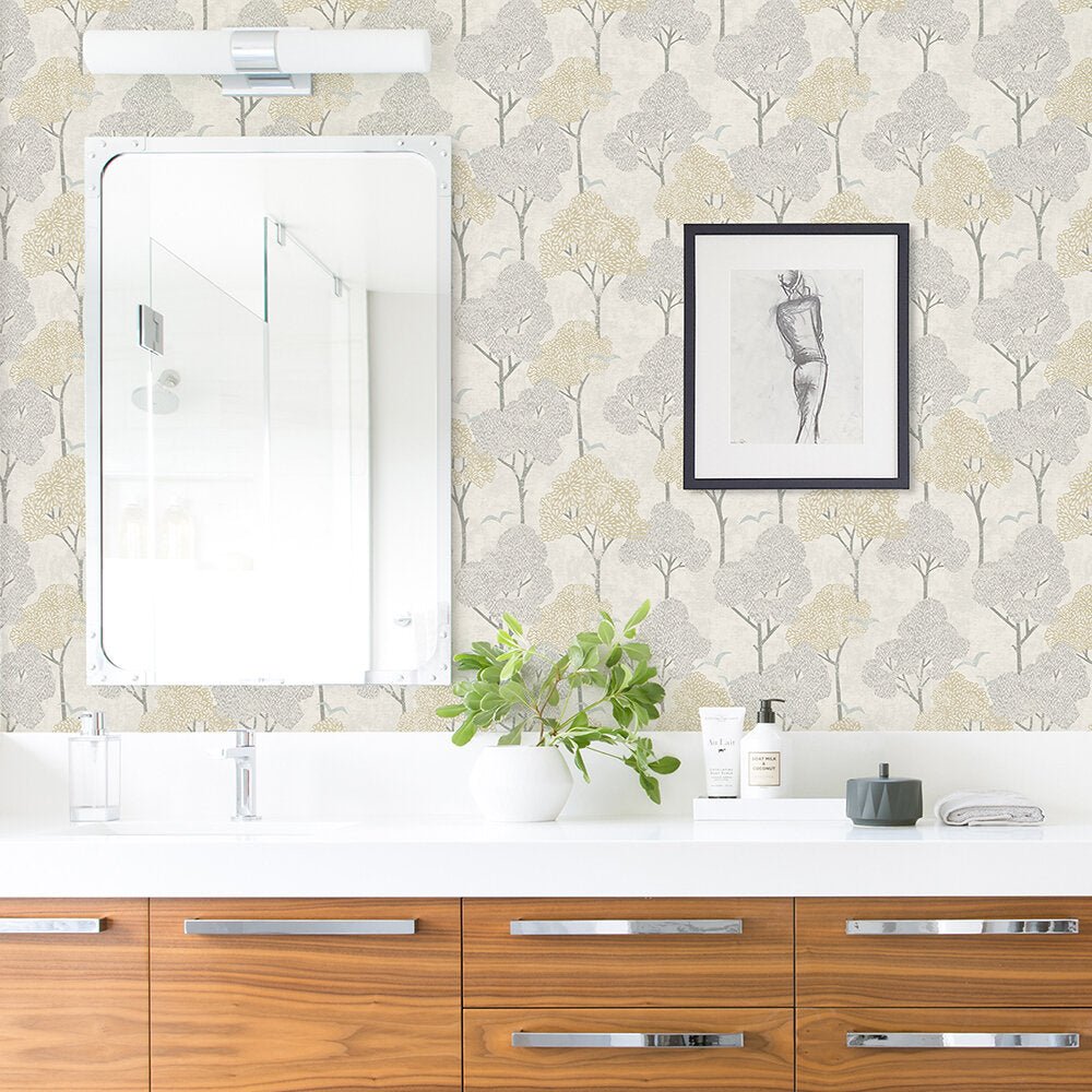 Lykke Wallpaper - Natural - A Street Prints - FD26543 - Premier Wallcovering