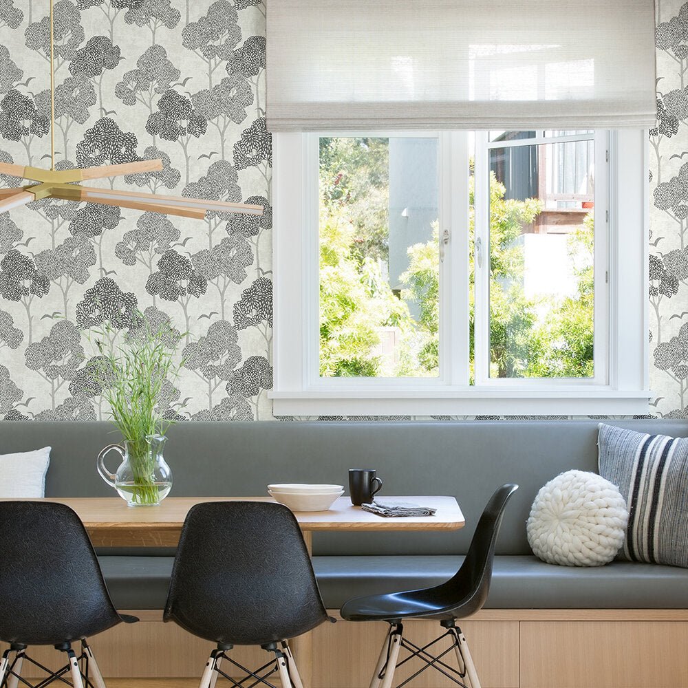Lykke Wallpaper - Black - A Street Prints - FD26541 - Premier Wallcovering