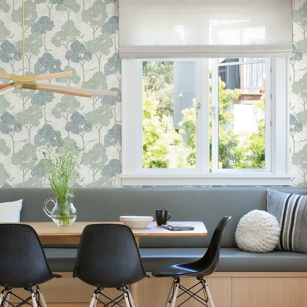 Lykke Wallpaper - Green - A Street Prints - FD26542 - Premier Wallcovering