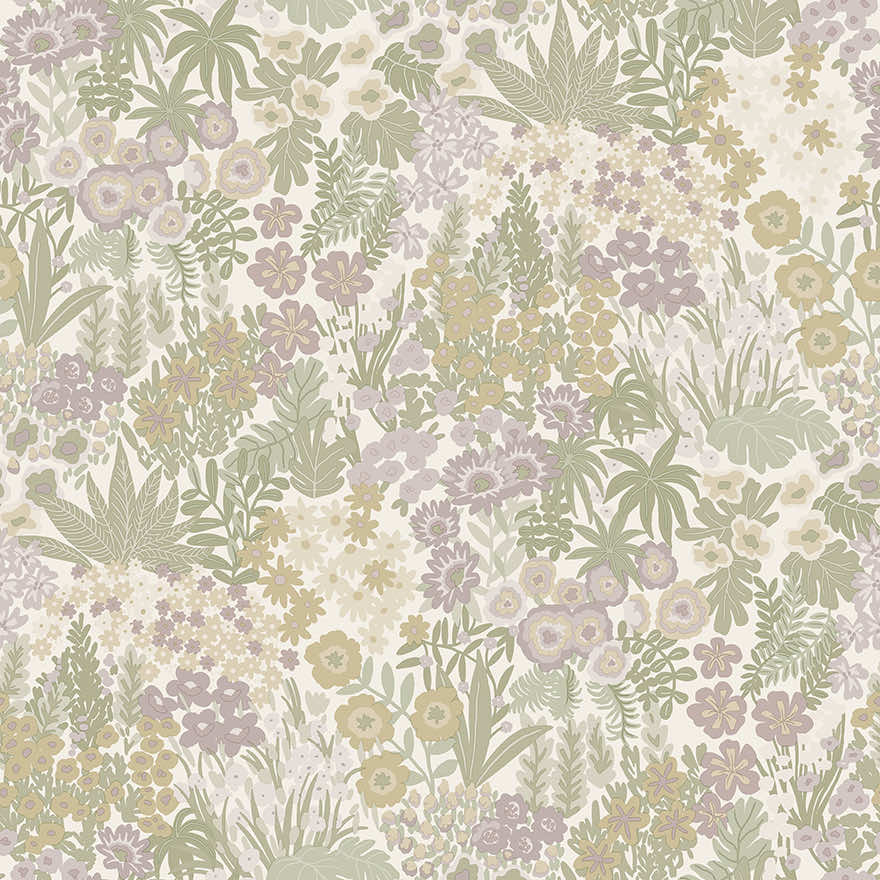 Lysandra Wallpaper - Cream / Heather - Holden Décor - 91923 - Premier Wallcovering
