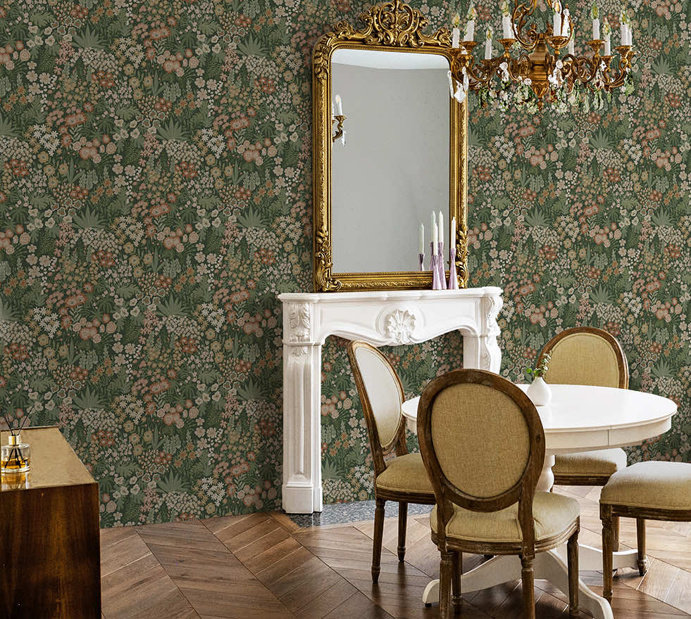 Lysandra Wallpaper - Emerald Green - Holden Décor - 91920 - Premier Wallcovering