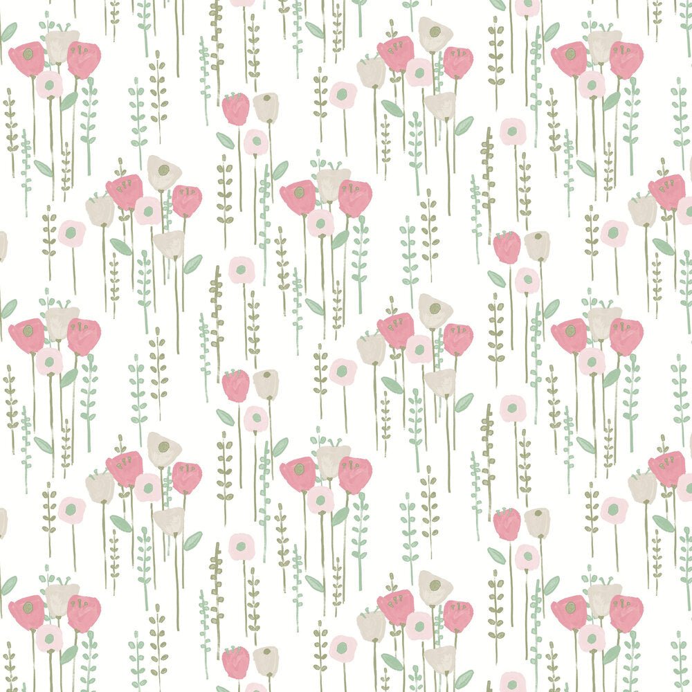 Mabel Wallpaper - Pink - A Street Prints - FD27275 - Premier Wallcovering